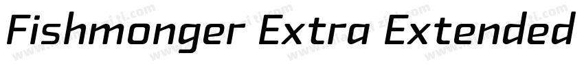 Fishmonger Extra Extended Bold字体转换